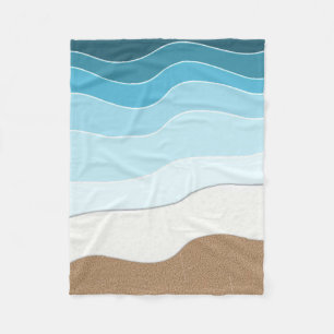 Cobertor De Velo Seashore Fleece Blanket