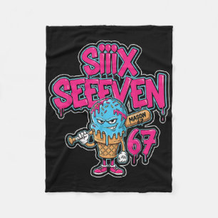 Cobertor De Velo Seis Sete 67 Bysebyll Jogador Sorvete Gotejamento