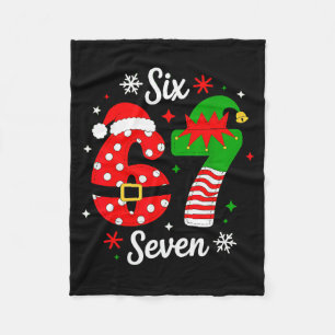 Cobertor De Velo Seis Sete 67 Meme 6 7 Papai Noel Natal Pijamas Cri