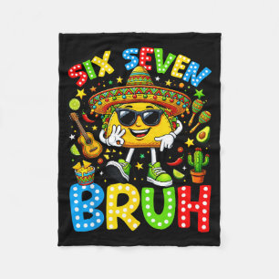 Cobertor De Velo Seis sete bruh cinco de maio 67 meme taco