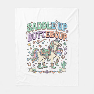 Cobertor De Velo Sela de Unicórnio Montar Borboleta Kawaii Tipograf