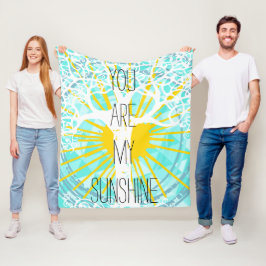 Cobertor De Velo Selvagem e Livre Você É Meu Sol