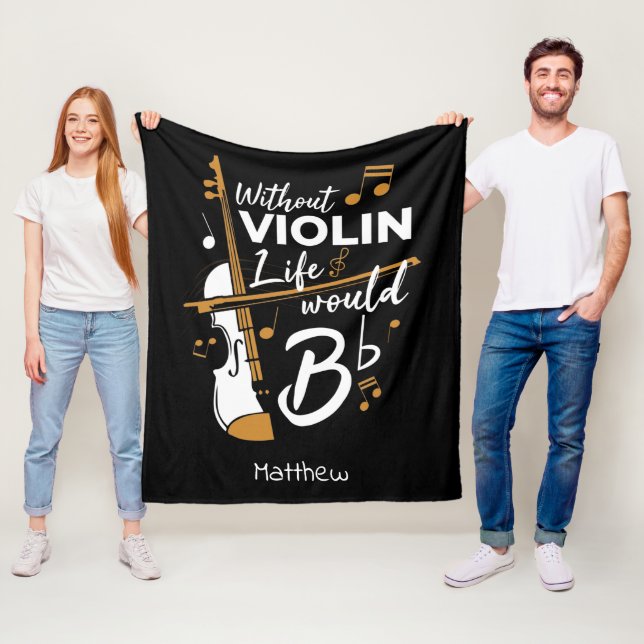 Cobertor De Velo Sem A Vida Violina Seria Um Forte Violinista Perso (In Situ)