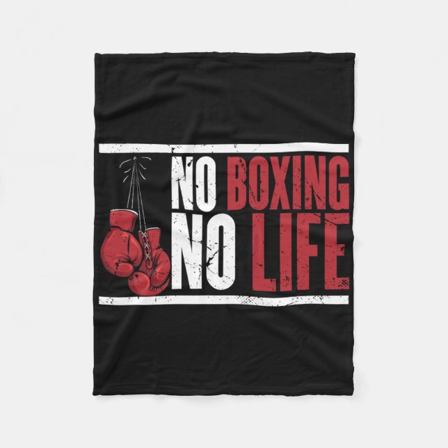 Cobertor De Velo Sem Boxing Sem Vida Para Um Boxer 1 (Frente)
