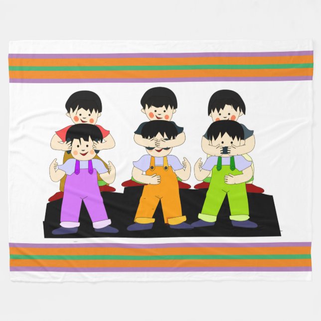 Cobertor De Velo Sem Kids Mau (Frente (Horizontal))