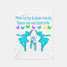 COBERTOR DE VELO SEM MEDO APENAS DE FÉ BALLERINA