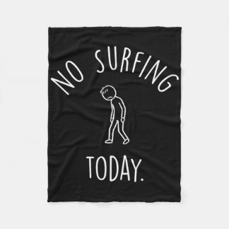 Cobertor De Velo Sem Surf Hoje Figuras de Pau Tristes Amantes de Su
