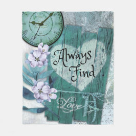 Cobertor De Velo Sempre Encontrar Amor