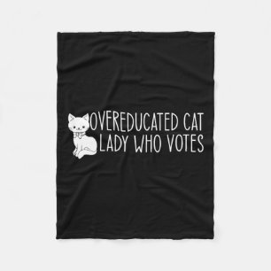 Cobertor De Velo Senhora de Gato com Sobreeducação