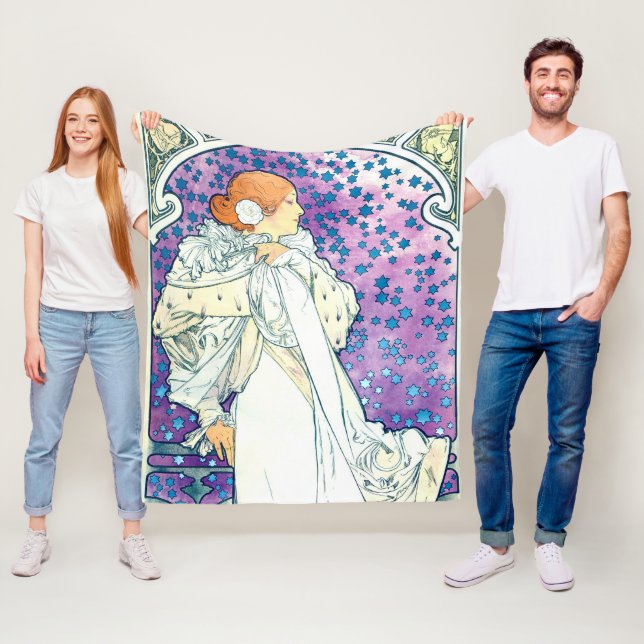 Cobertor De Velo Senhora dos Camelias, Alphonse Mucha (In Situ)