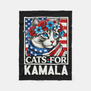 Cobertor De Velo Senhoras Para Kamala Funny Cat 2024 Presidente Kam