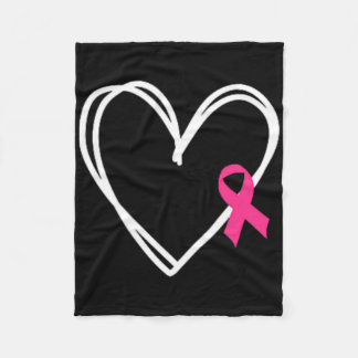 Cobertor De Velo Sensação ao Cancer de Fita de Coração Rosa Sensibi
