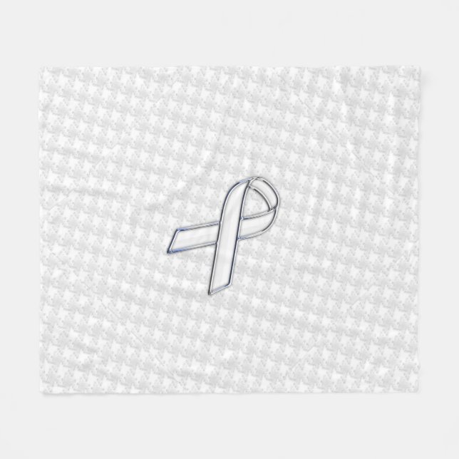 Cobertor De Velo Sensibilização da Faixa Branca de Cromo ao Estilo  (Frente (Horizontal))