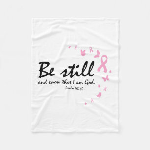 Cobertor De Velo Sensibilização do Cancer para os presentes religio