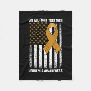 Cobertor De Velo Sensibilização Laranja Fita Usa Bandeira Guerreira