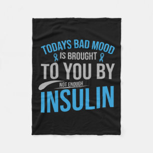 Cobertor De Velo Sensibilização para a diabetes Tipo 1 2 - T1d T2d