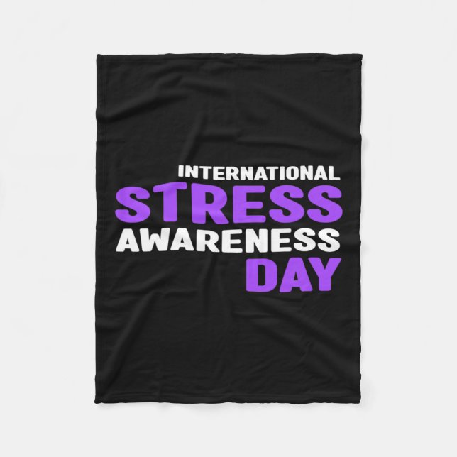 Cobertor De Velo Sensibilização para o stress - Sensibilização inte (Frente)