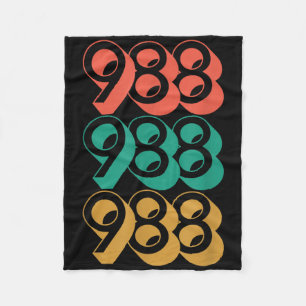 Cobertor De Velo Sensibilização Suicida - Camisa 988 - Prevenção ao