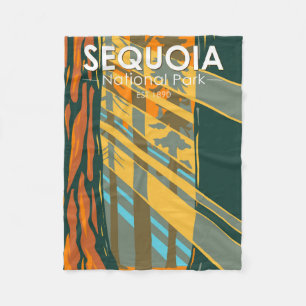 Cobertor De Velo Sequoia National Park Giant Sequoia Trees