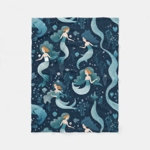 Cobertor De Velo Sereia sem costura, coxa, velveena, borla