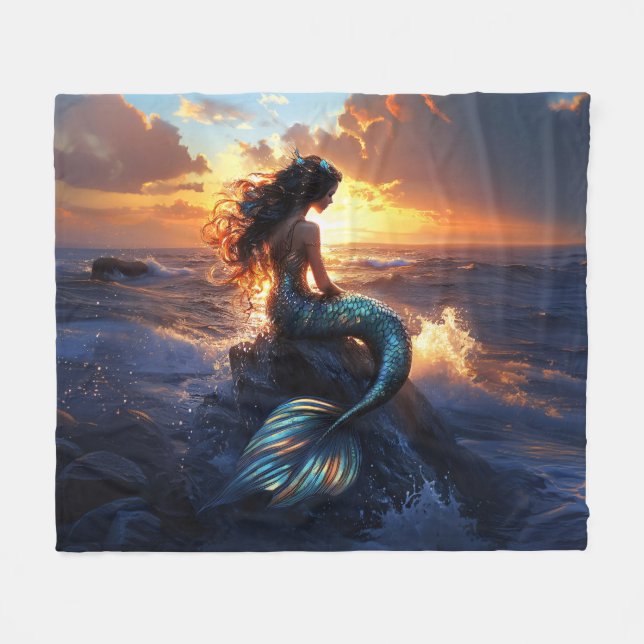 Cobertor De Velo Sereia Sunset (Frente (Horizontal))