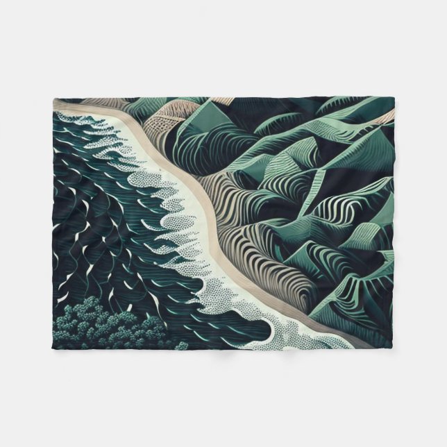 Cobertor De Velo Serene Shores (Frente (Horizontal))
