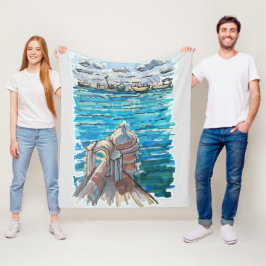 Cobertor De Velo Serene Waterscape em San Juan de Ulua, Veracruz