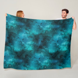 Cobertor De Velo Série Teal Galaxy Design 7