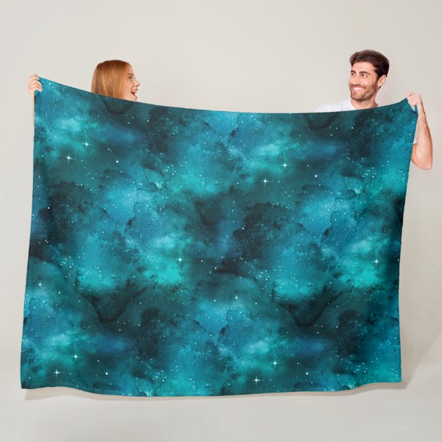 Cobertor De Velo Série Teal Galaxy Design 7  (In Situ)