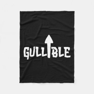 Cobertor De Velo Seta Autopreterida Gullible Para Cima Gullible T