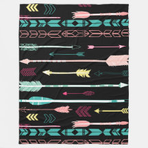 Setas Tribais Coloridas Assornem Sobre o Preto