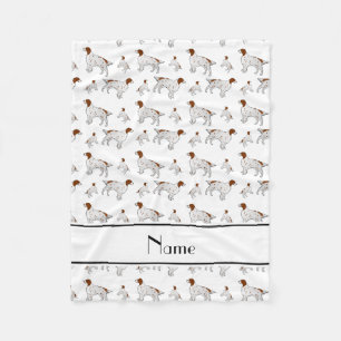 Cobertor De Velo Setter inglês branco conhecido personalizado