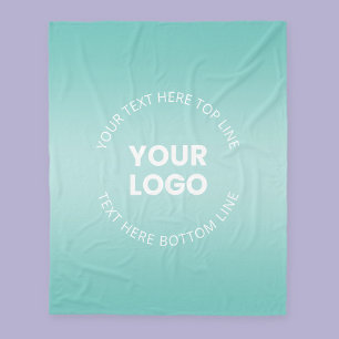 Cobertor De Velo Seu logotipo com qualquer gradiente de cor