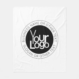 Cobertor De Velo Seu logotipo de negócios & Texto editável moderno 