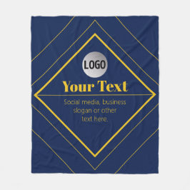Cobertor De Velo Seu logotipo e modelo de design personalizável