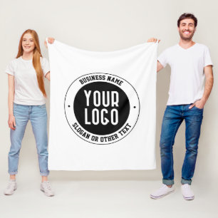 Cobertor De Velo Seu logotipo ou design de negócios Texto editáve