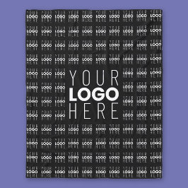 Cobertor De Velo Seu logotipo ou imagem Padrão com anúncio Logotipo