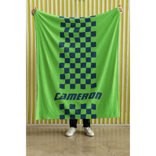 Cobertor De Velo Seu nome Cores Completamente Personalizadas - Faix