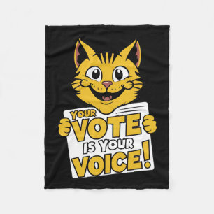 Cobertor De Velo Seu Voto Na Sua Voz! Adesivo