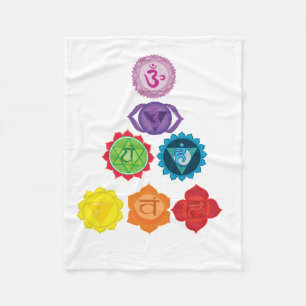 Cobertor De Velo Seven Chakra Fleece Blanket