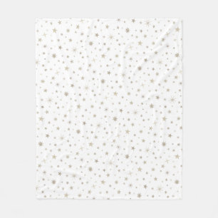 Cobertor De Velo Sexo Correto White Silver Star Elegante Neutro