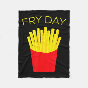 Cobertor De Velo Sexta-feira, Batatas Fritas, Tgif Graças a Deus É