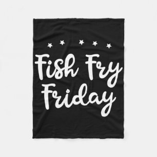Cobertor De Velo Sexta-feira de Fritura de Peixe Divertido Amante d