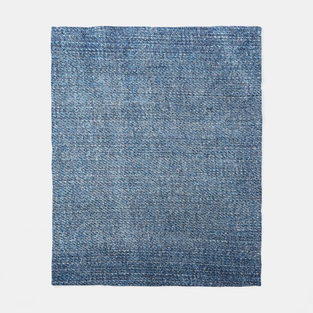 Cobertor De Velo Shabby denim texture for background. Blue jeans (Frente)