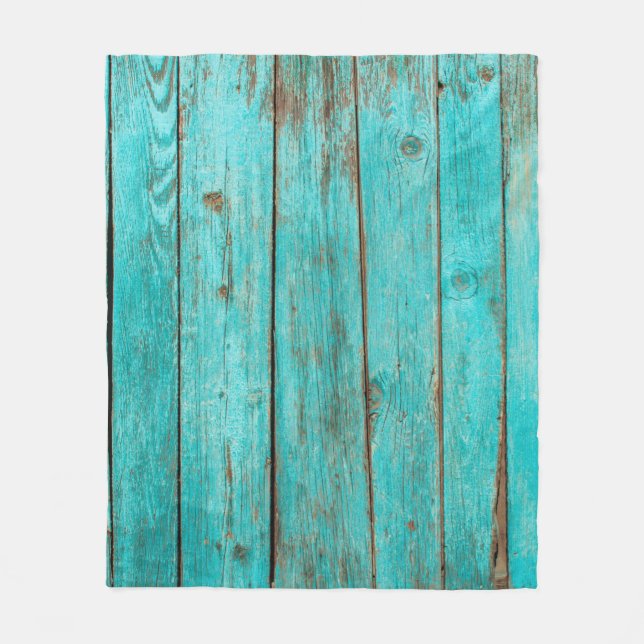 Cobertor De Velo Shabby Wood Background wood, praia, fundo, blu (Frente)