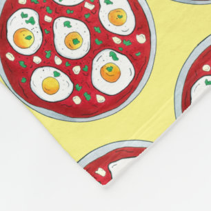 Cobertor De Velo Shakshouka Shakshuka Picy Ovos Caçados Tomates