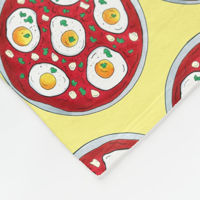 Cobertor De Velo Shakshouka Shakshuka Picy Ovos Caçados Tomates (Quina)