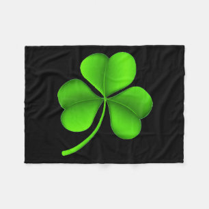 Cobertor De Velo Shamrock verde no fbcn preto