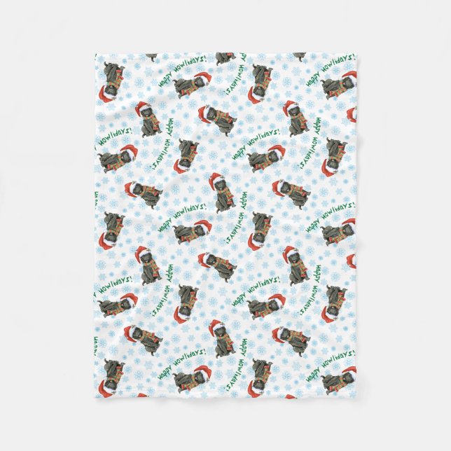 Cobertor De Velo Sheepdog Belga Fleece Blanket (Frente)