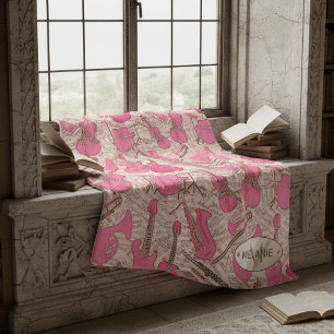 Cobertor De Velo Sheet Music and Instruments Pink/Ivory ID481